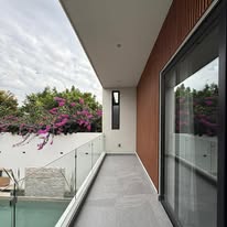 Terraza con acabado decorativo